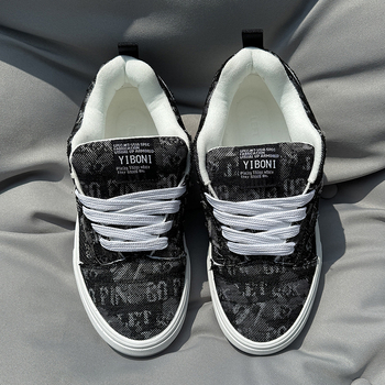 Unisex tenisky z plátna, nízke, s guľatým nosom, EVA stielka, gumová podrážka, šnúrky