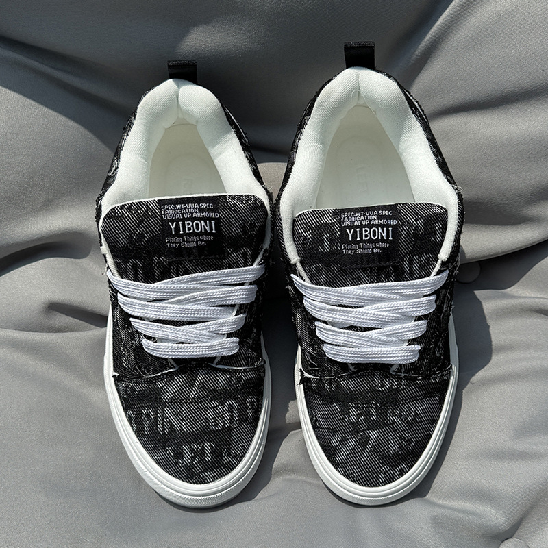 Unisex tenisky z plátna, nízke, s guľatým nosom, EVA stielka, gumová podrážka, šnúrky