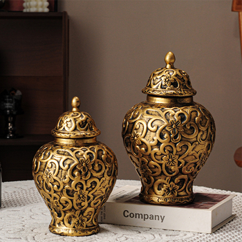 Keramická váza General Jar — Antický stredoveký štýl, ručne maľovaná, ručne vyrobená, európsky štýl (keramika; európsky štýl; ručne maľovaná; ručne vyrobená)