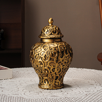 Keramická váza General Jar — Antický stredoveký štýl, ručne maľovaná, ručne vyrobená, európsky štýl (keramika; európsky štýl; ručne maľovaná; ručne vyrobená)