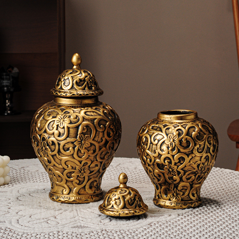 Keramická váza General Jar — Antický stredoveký štýl, ručne maľovaná, ručne vyrobená, európsky štýl (keramika; európsky štýl; ručne maľovaná; ručne vyrobená)