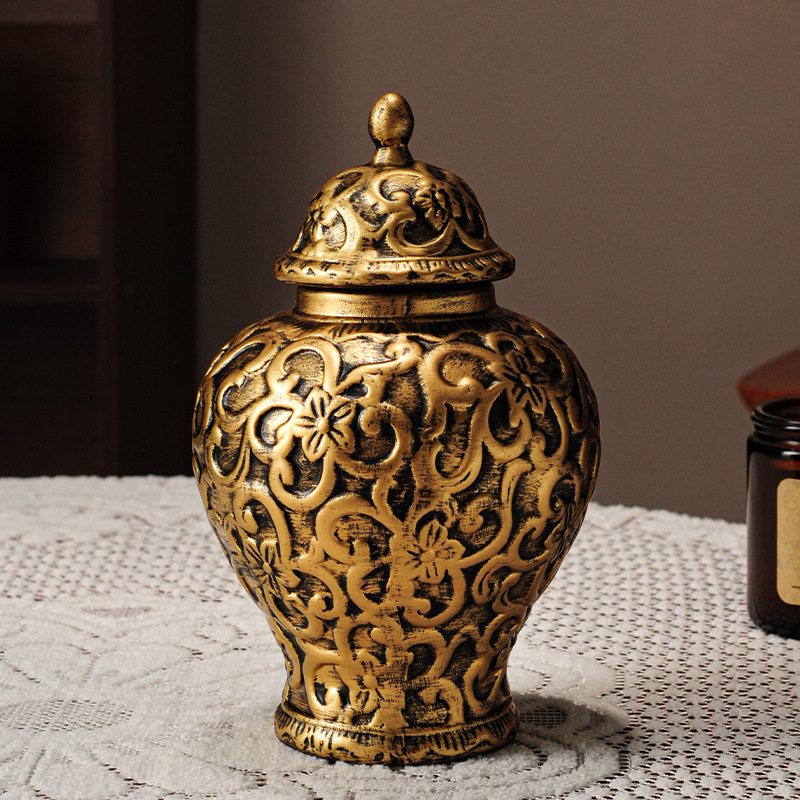 Keramická váza General Jar — Antický stredoveký štýl, ručne maľovaná, ručne vyrobená, európsky štýl (keramika; európsky štýl; ručne maľovaná; ručne vyrobená)