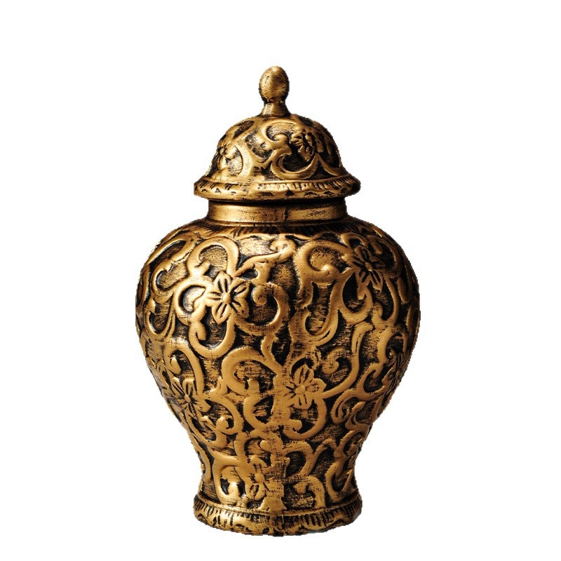 Keramická váza General Jar — Antický stredoveký štýl, ručne maľovaná, ručne vyrobená, európsky štýl (keramika; európsky štýl; ručne maľovaná; ručne vyrobená)