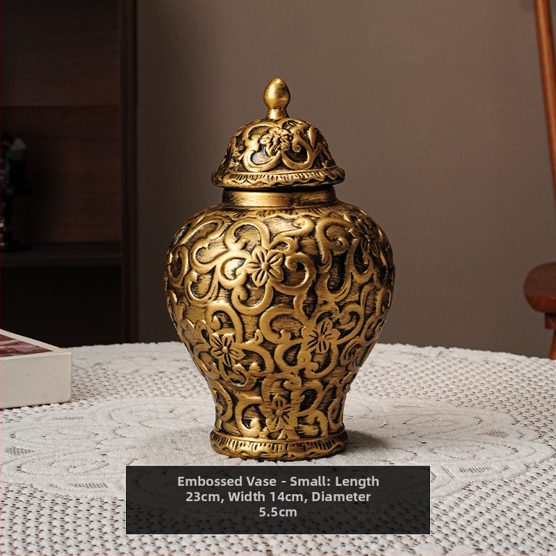 Keramická váza General Jar — Antický stredoveký štýl, ručne maľovaná, ručne vyrobená, európsky štýl (keramika; európsky štýl; ručne maľovaná; ručne vyrobená)