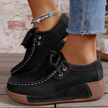 Pantofi sport casual unisex slip-on, vârf rotund, partea superioară PU, căptușeală PU, talpă din cauciuc