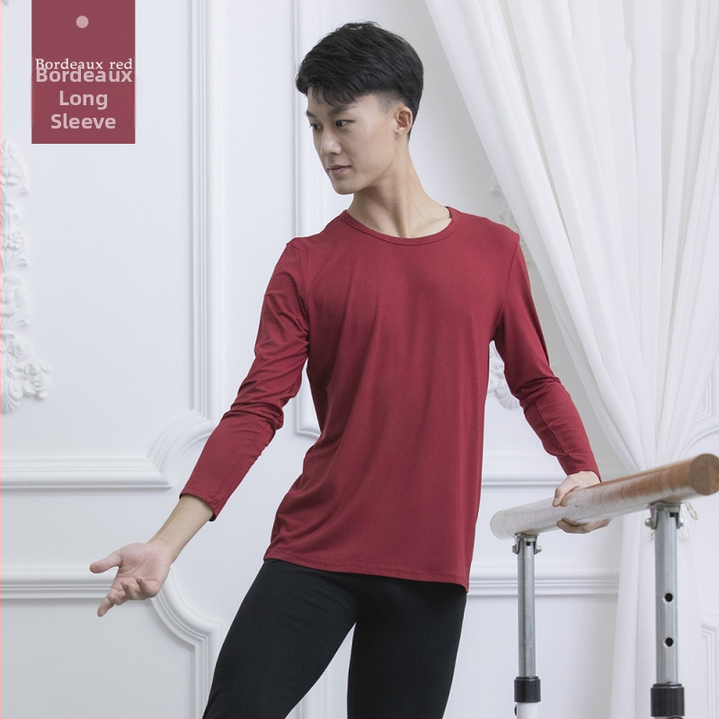 Modal vīriešu deju tops — 95% modal audums, Spandex iekšmats 5%, pieaugušais vīrietis