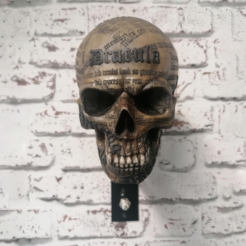 Držač kacige za motocikl s lubanjom – Proizvod od smole, Materijal: smola, Tip materijala: plast/smola, Značka: Drugo, Pakiranje: Obično pakiranje