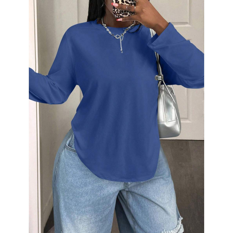 Unisex majica, Slim fit kroj, 3/4 rukavi, flis podstava, materijal od mliječno-proteinskih vlakana (51–70%), otisak logotipa