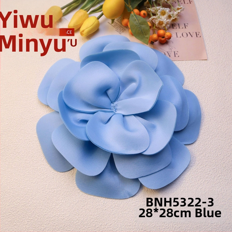 Minyu DIY kvety nášivky na odevy – polyesterové doplnky pre odevy
