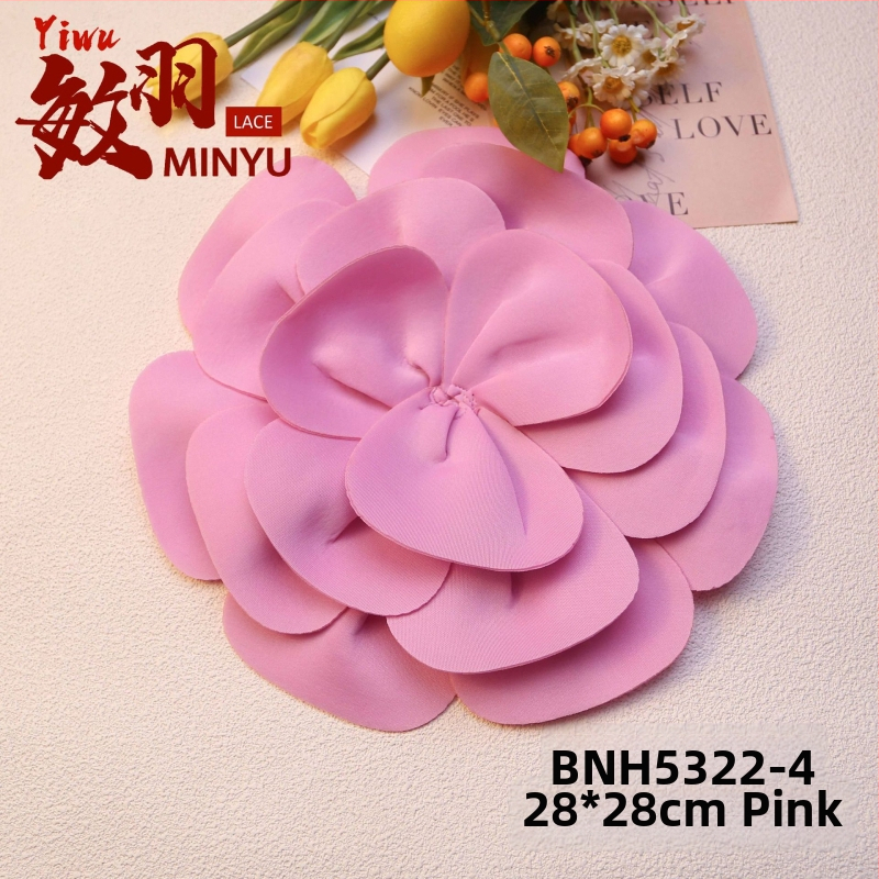 Minyu DIY kvety nášivky na odevy – polyesterové doplnky pre odevy