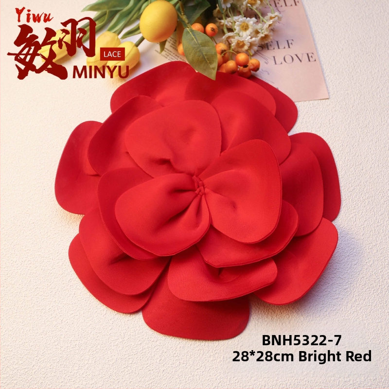 Minyu DIY kvety nášivky na odevy – polyesterové doplnky pre odevy