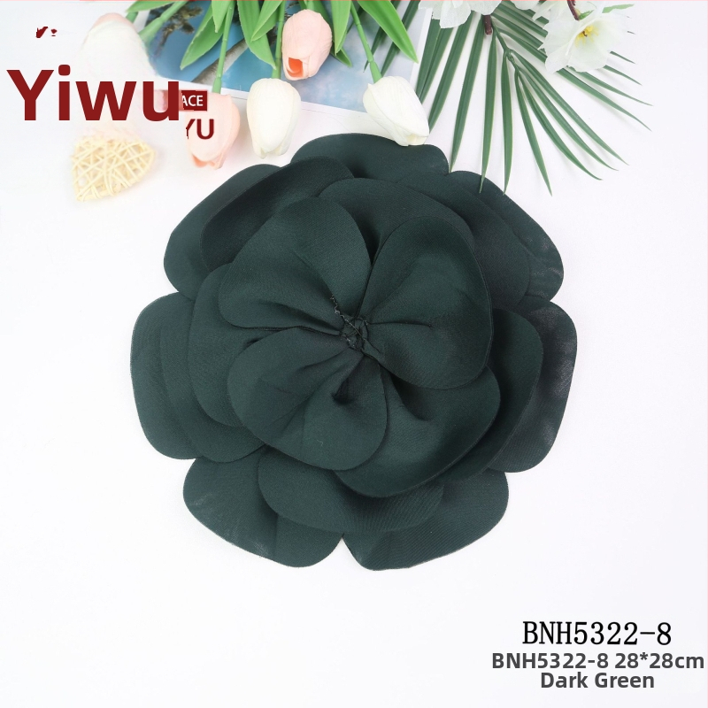 Minyu DIY kvety nášivky na odevy – polyesterové doplnky pre odevy