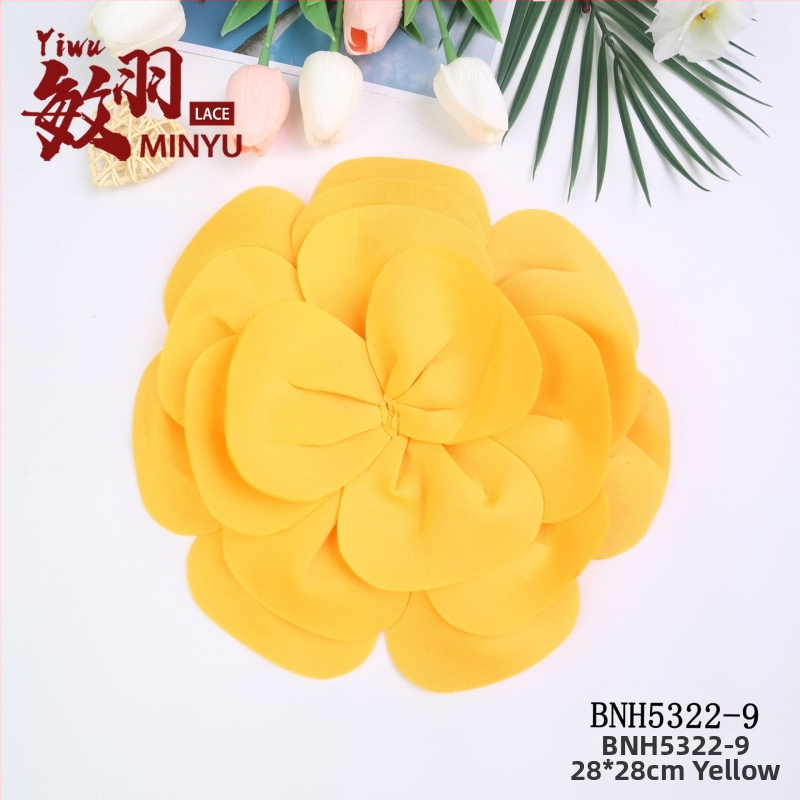 Minyu DIY kvety nášivky na odevy – polyesterové doplnky pre odevy