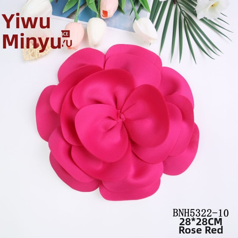 Minyu DIY kvety nášivky na odevy – polyesterové doplnky pre odevy