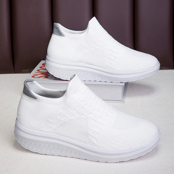 Ženske tenisice: prozračni mrežasti gornji dio, okrugli vrh, slip-on, EVA potplat