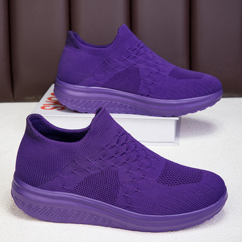 Ženske tenisice: prozračni mrežasti gornji dio, okrugli vrh, slip-on, EVA potplat