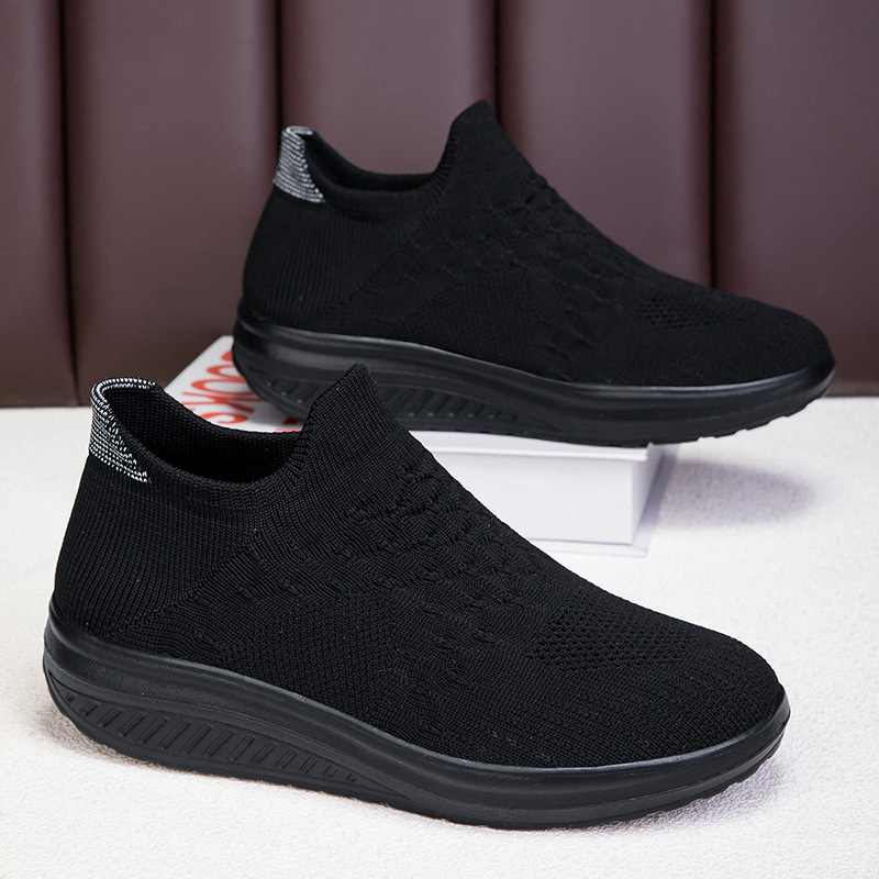 Ženske tenisice: prozračni mrežasti gornji dio, okrugli vrh, slip-on, EVA potplat