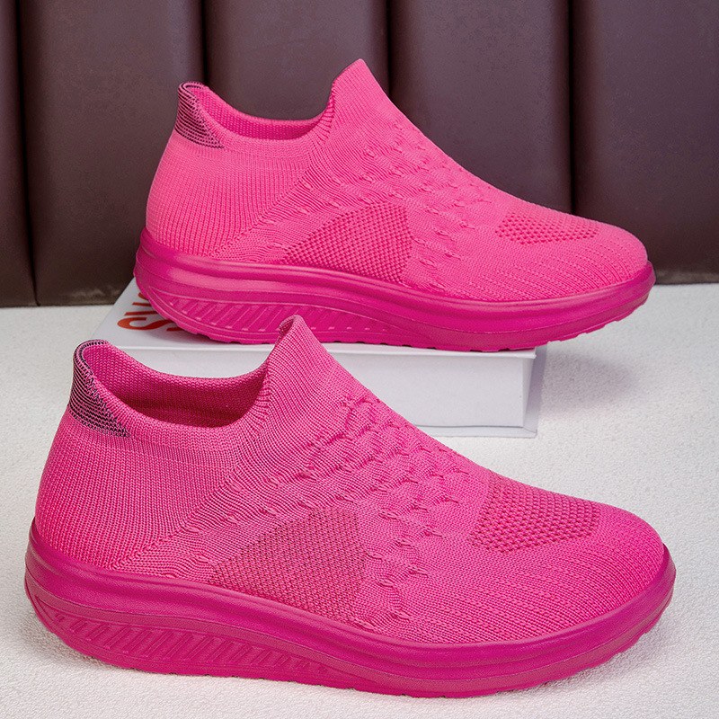 Ženske tenisice: prozračni mrežasti gornji dio, okrugli vrh, slip-on, EVA potplat