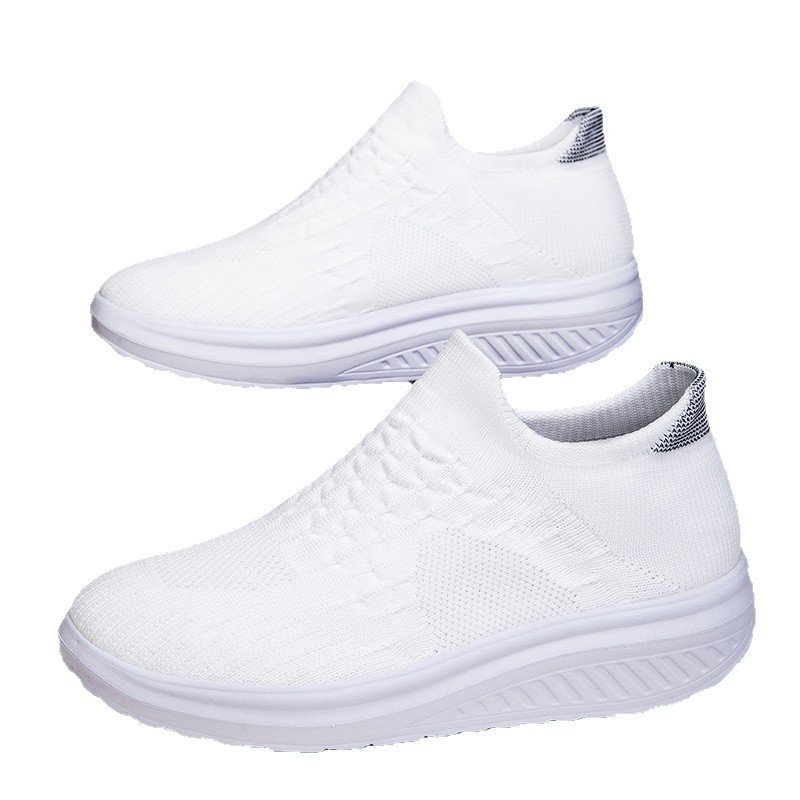 Ženske tenisice: prozračni mrežasti gornji dio, okrugli vrh, slip-on, EVA potplat