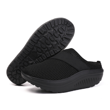 Keturių sezonų aukštinantys kasdieniai bateliai su viena juosta, tinklinis viršus, EVA padas, apvali nosis