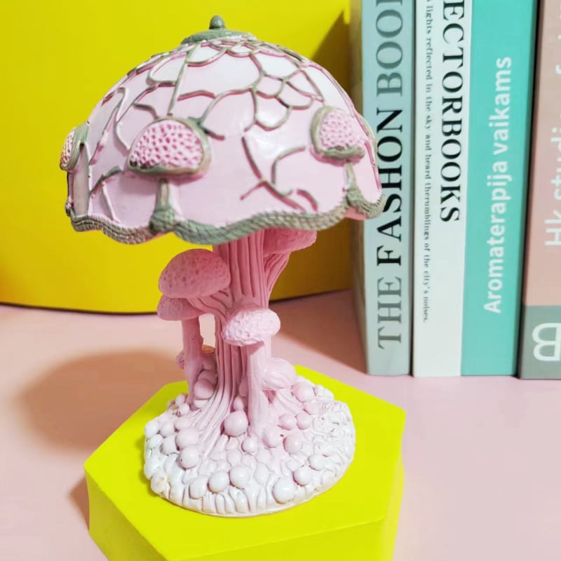 Mo Tian настолна лампа от серията Stained Glass Plant – смола, готова за подарък