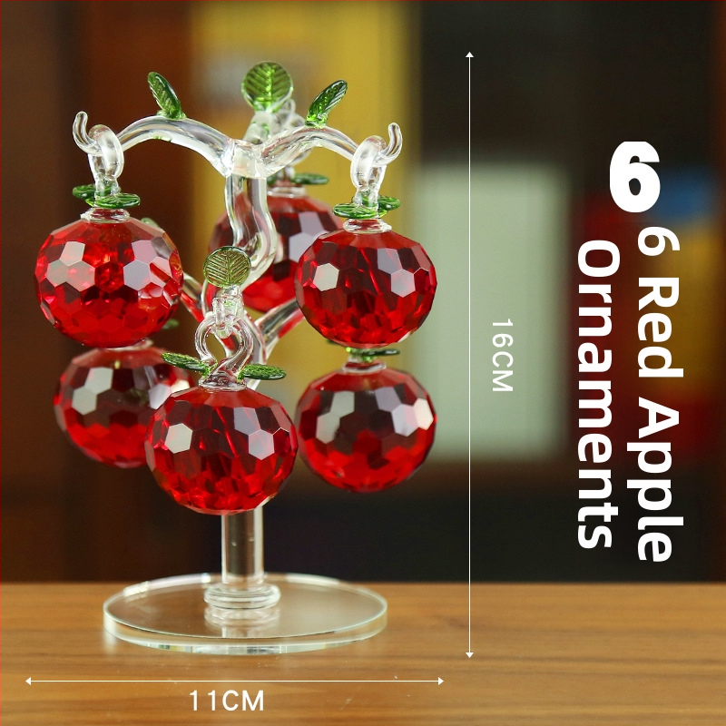 Krištáľový sklenený stojan na telefón, ozdoba – model LSSJBJ478, Jiang Shisheng, moderný minimalistický štýl