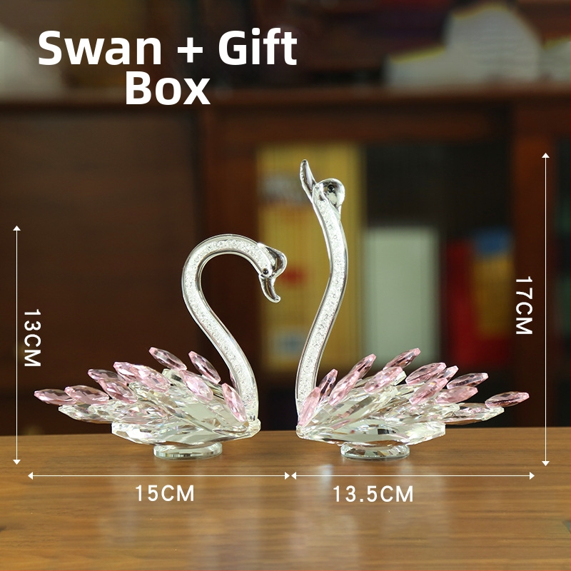 Krištáľový sklenený stojan na telefón, ozdoba – model LSSJBJ478, Jiang Shisheng, moderný minimalistický štýl