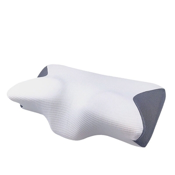 Pamäťová pena v tvare motýľa s návliečkou; hmotnosť jadra 1,0–1,5 kg; univerzálne použitie.