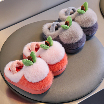 Детски пантофи от флийс с карикатурен мотив — унисекс, противохлъзгаща EVA подметка