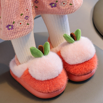 Детски пантофи от флийс с карикатурен мотив — унисекс, противохлъзгаща EVA подметка