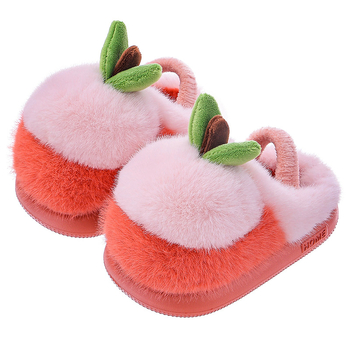 Детски пантофи от флийс с карикатурен мотив — унисекс, противохлъзгаща EVA подметка