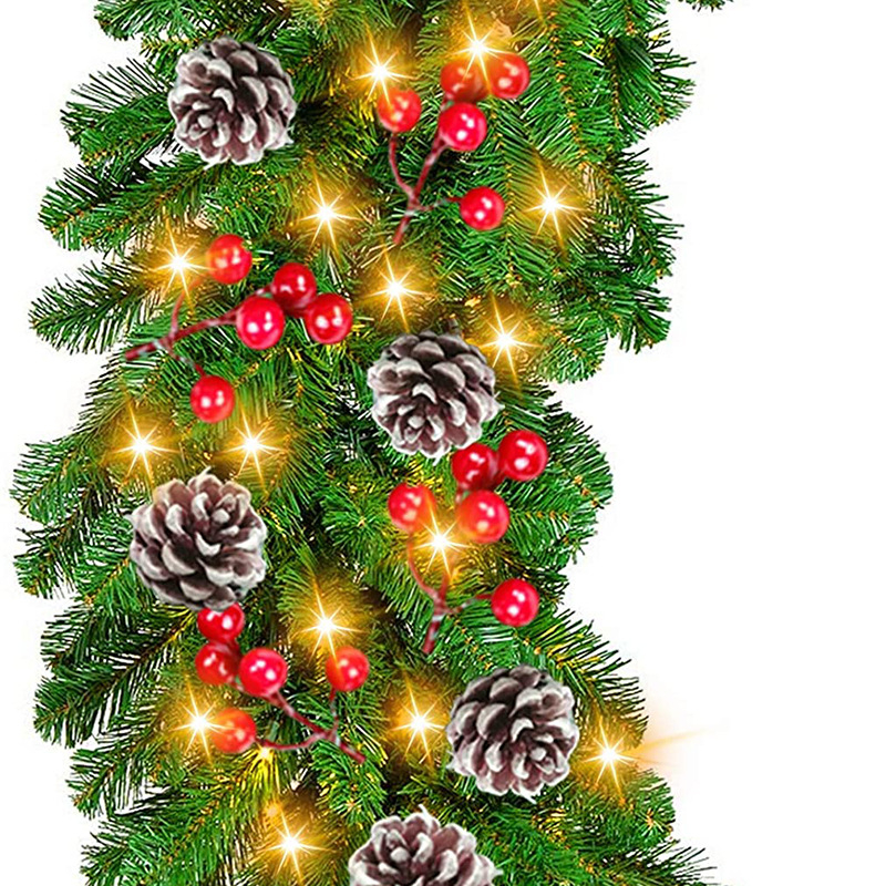 PVC ukse ripatav jõulukaunistus, poolautomaatselt poolkäsitsi valmistatud, kaasaegne minimalistlik stiil, jõuluka rotang dekoratsioon