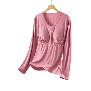 Dojčenie top s4 gombíkmi, dlhé rukávy, priedušná viskóza (95-100%), hrubé tkaniny 251-300 g/m²