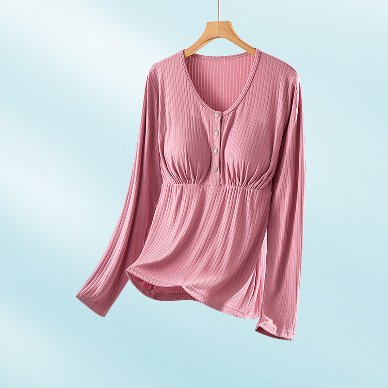 Dojčenie top s4 gombíkmi, dlhé rukávy, priedušná viskóza (95-100%), hrubé tkaniny 251-300 g/m²