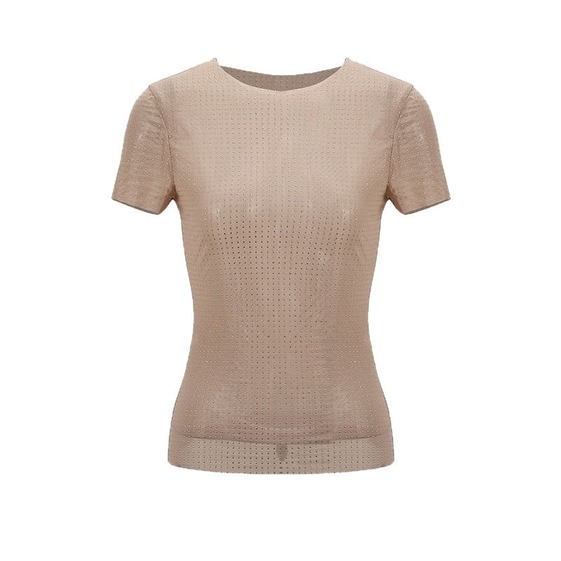 Majica od poliestera, okrugli izrez, kratki rukavi, slim fit, street hipster stil