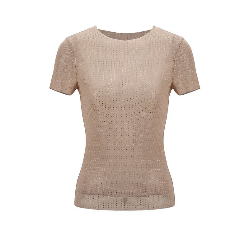 Majica od poliestera, okrugli izrez, kratki rukavi, slim fit, street hipster stil