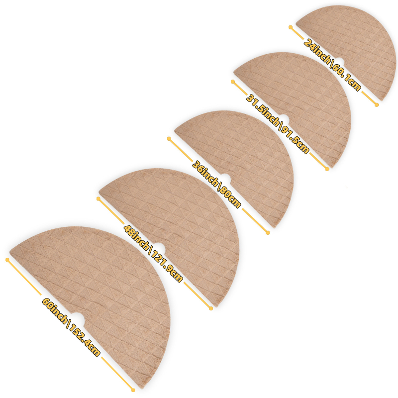 Plyšová vianočná sukňa na stromček, nordický štýl, Rongtai – darček pripravený, vianočná dekorácia