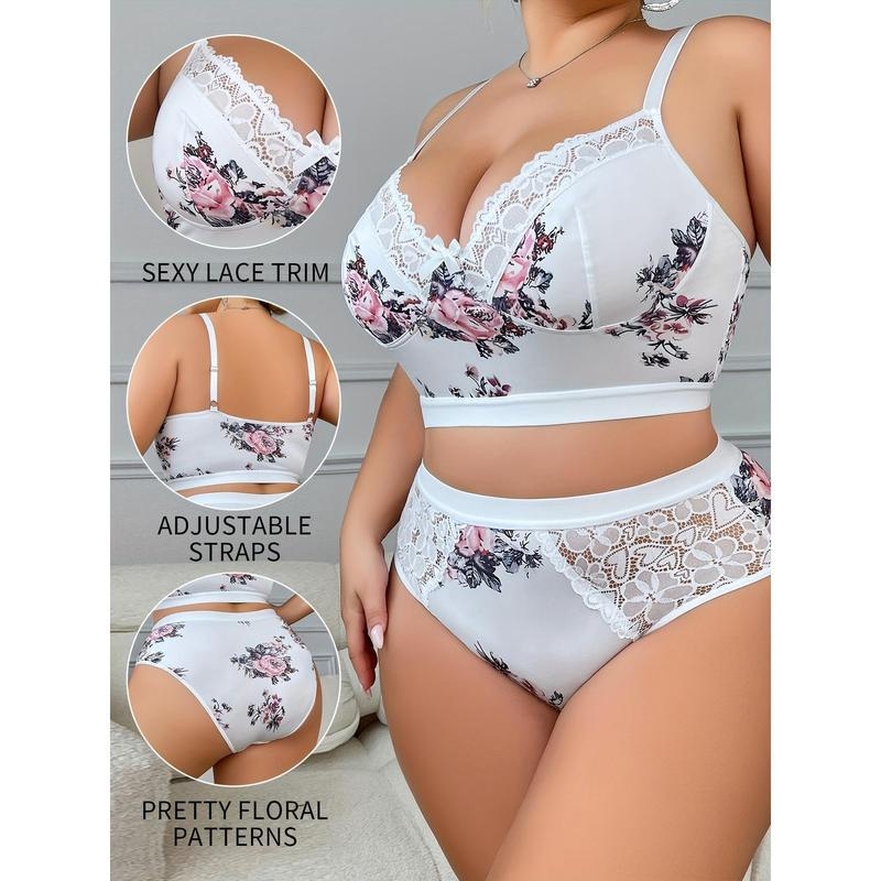 Csipkés melltartó készlet nylonnal, pamut bélés, nyúlfülös kosár, gyűrődés