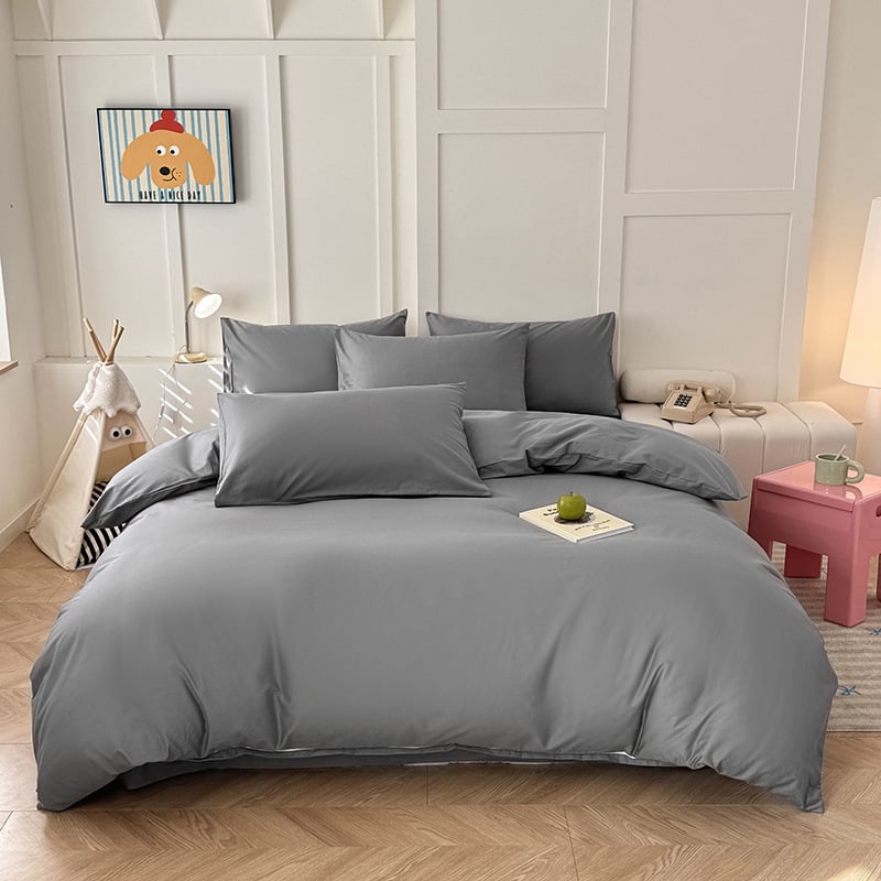 Σετ καλύμματος παπλώματος, ιαπωνικού στυλ, 100% βαμβάκι, ύφανση twill, reactive εκτύπωση, σχέδιο φυτών και λουλουδιών