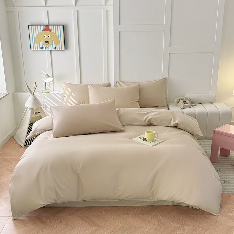 Σετ καλύμματος παπλώματος, ιαπωνικού στυλ, 100% βαμβάκι, ύφανση twill, reactive εκτύπωση, σχέδιο φυτών και λουλουδιών