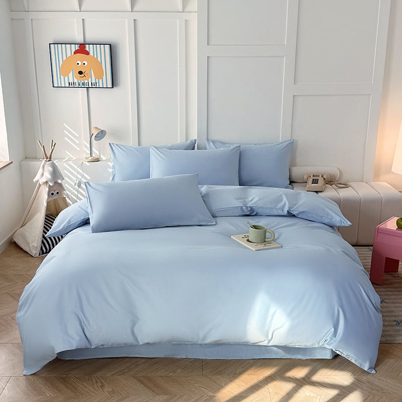 Σετ καλύμματος παπλώματος, ιαπωνικού στυλ, 100% βαμβάκι, ύφανση twill, reactive εκτύπωση, σχέδιο φυτών και λουλουδιών