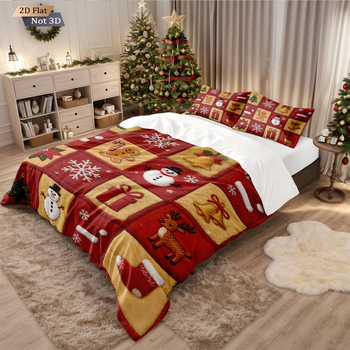 Háromrészes ágyneműkészlet: paplanhuzat és két párnahuzat, digitális nyomtatás, kémiai rostból készült anyag, 90 g/m², testreszabható