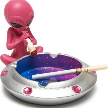 Scrumieră din rășină în formă de farfurie zburătoare – accesoriu decorativ reutilizabil pentru fumat, potrivit ca dar pentru nunți, zile de naștere și festivaluri, set de 30 de bucăți