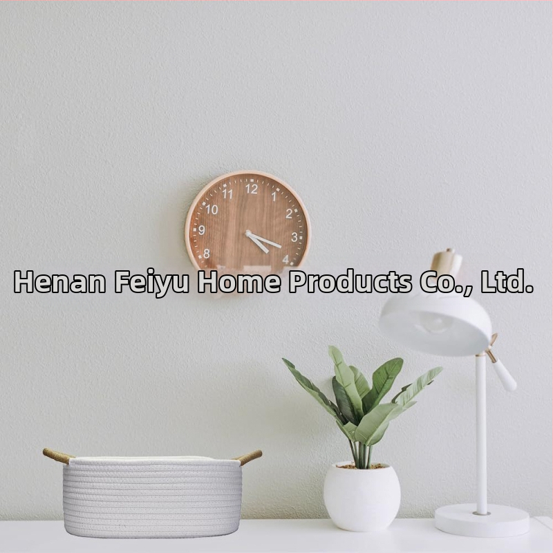 Ovāls glabāšanas grozs no kokvilnas auklas ar apvilktu rokturi, mājas uzglabāšanai, pastorālais stils, Flying feather zīmols, piemērots mājdzīvnieku rotaļlietām un sīkumiem