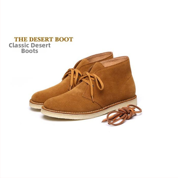 Pánske kožené vysoké tenisky v japonskom štýle s gumovou podrážkou; vrchný materiál: hovädzia koža; stielka: prvý vrstva hovädzej kože; vnútro: vrchná vrstva bravčovej kože; šitie