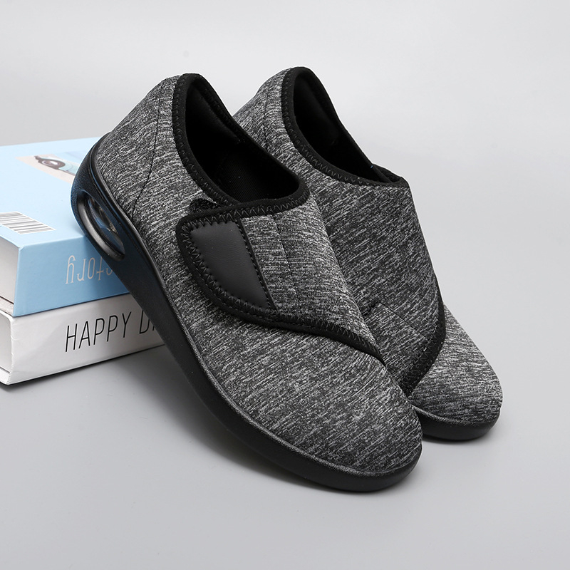 Unisex sieťové tenisky na chôdzu so zapínaním na suchý zips, leto, okrúhla špička