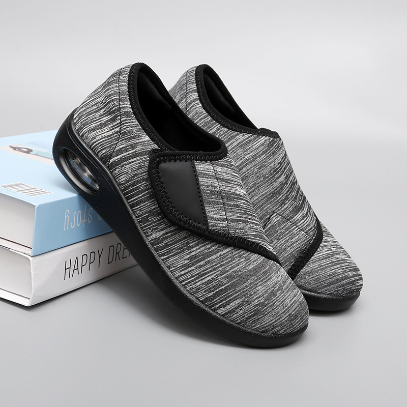 Unisex sieťové tenisky na chôdzu so zapínaním na suchý zips, leto, okrúhla špička