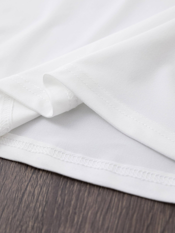 Pamučna majica s labavim krojem, okrugli ovratnik, kratki rukavi, šumski stil, 95% pamuk, proljeće 2025