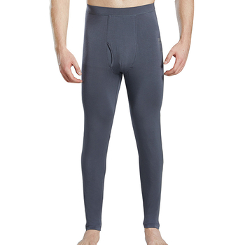 Мъжки модал базов слой панталони, антибактериални, висока талия, къса кройка