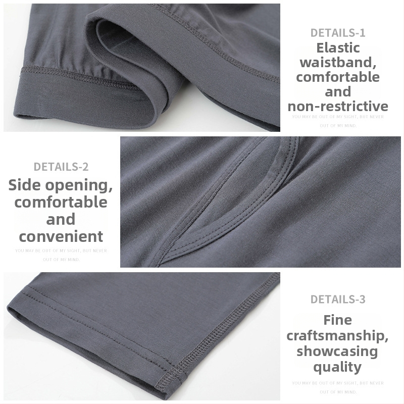 Pánske nohavice z modalového materiálu, antibakteriálne, vysoký pás, úzky strih, tenká látka